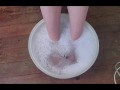 Bubble Bath Foot Soak Pedicure - twitter @ gracegore0