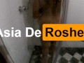 Sneaking on sexy indian girl having shower after work - Asia De Roshell