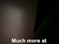 Hotwife gets a creampie from a stranger at the gloryhole - huge load!