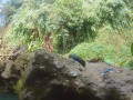 VAGINA FALL public FLASH and PEE #Tourist atraction Waterfall in Jungle