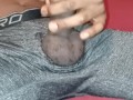 Big dick stroking