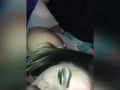 Sexy bbw gets facial from bbc and wipes cum on white boyfriend(snippet from new vid)