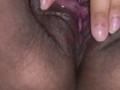 CLOSE UP SQUIRT with glass dildo 