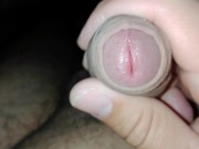 Me llene de semen el ombligo