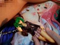 ルーズソックスブレザーギャル美少女フィギュアにぶっかけ顔発射オナニー【一騎当千呂布奉先】