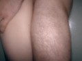 Hot scene from amateur couple - Rubs clit & Handjob between legs & Doggystyle Fuck