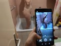 I Fuck my Step Sister After she Catches me Jerking off on her While she's in the Shower !!