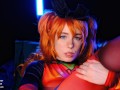 Hot slut Asuka Langley. Sloppy Blowjob and Pussy Creampie - MollyRedWolf