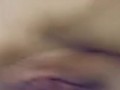 POV chubby white slut sits on your face with creamy pussy