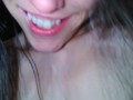 PinkMoonLust on her Knees Stuttering Dirty Talk Hairy Crazy Dirty Desperate Slut Spread Open Giggle