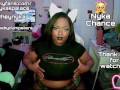 Ebony Neko Cam Girl Gives you a Private Show 3