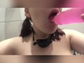 Lonely Teen Gags On Pink Dildo OnlyFans Sneak peak