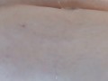Busty BBW Gets her Chubby Belly and Shaved Pussy Coated in Cum