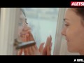 AGirlKnows - Stefanie Moon And Adel Morel Russian Teen Seduces And Fucks Her Lesbian BFF - LETSDOEIT