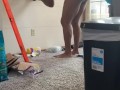 Transforming a space doing layout for shelving