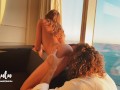 Beautiful Hotel Sextape by the Window at Sunset! Intense Amateur Sex with Squirt! Couple LeoLulu