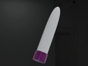 the emo 3d girl masturbates in the square thinking about shopping