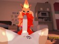 Pokemon Hentai - Flareon blowjob to dog with cum in her mouth