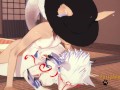 Furry Hentai - Wolf Fucked by Dog and cum inside her