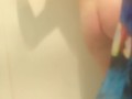 Horny clean pussy taking her bath