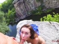 FUCKED HOT BEAUTY IN MOUTH ON MOUNTAIN