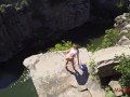 FUCKED HOT BEAUTY IN MOUTH ON MOUNTAIN
