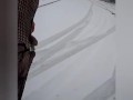 Naughty pee and naked in snow 