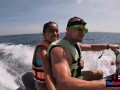 Jetski blowjob in public with his real Asian teen girlfriend