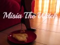 High heels and barefoot crush of a cream cake