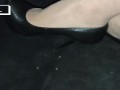 stepsister fucked with her legs & finished in her shoe