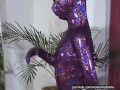 Hot Girl Put On Zentai Spandex Outfit Catsuit Over Her Pantyhose Encasement Body