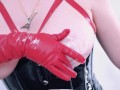 Beautiful Woman Humiliatrix In Pin Up Style With Food Fetish, Curvy Strict Mistress FemDom POV video