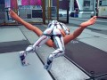 robot strapon missionary fuck
