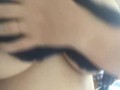 It's Me, Eve  - electric blue bra and big boobs