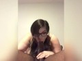 Sexy nerdy milf step sister and step brother caught by dad