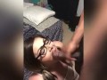 Sexy nerdy milf step sister and step brother caught by dad