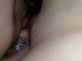 Hairypussy lips to start, shaved lips to creampie in. ALWAYS a bush on top!