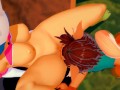 Sonic - Sally Acorn x Rouge the Bat - Lesbian furry masturbation and pussy eating - Hentai