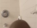 Bathtub foot job  dildo solo playtime