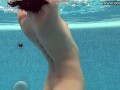 Hot underwater babe Lady Dee swims naked