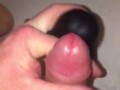Edging w/ several silicone masturbation toys, dildos & Ass 2 Mouth performances in the shower stall.