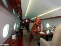 Backstage from photosession, 4 catsuits and fly jet photoshoot