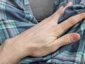 Jerk Off and Cum in Pajama Pants, Huge Load Shot into PJs POV