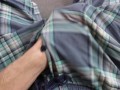 Jerk Off and Cum in Pajama Pants, Huge Load Shot into PJs POV