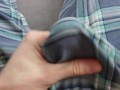 Jerk Off and Cum in Pajama Pants, Huge Load Shot into PJs POV