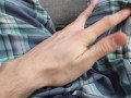 Jerk Off and Cum in Pajama Pants, Huge Load Shot into PJs POV