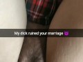 My short fat dick ruined your marriage! Cheating wife pussy totally stretched! [Cuckold. Snapchat]
