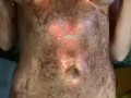 Glitter, Oil and Anal Dildo Ride