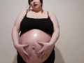 Help Me Oil My Big Pregnant Belly