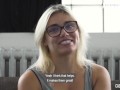 CastingFrancais - Big Ass Canadian Blonde Intense Squirting During Audition Fuck